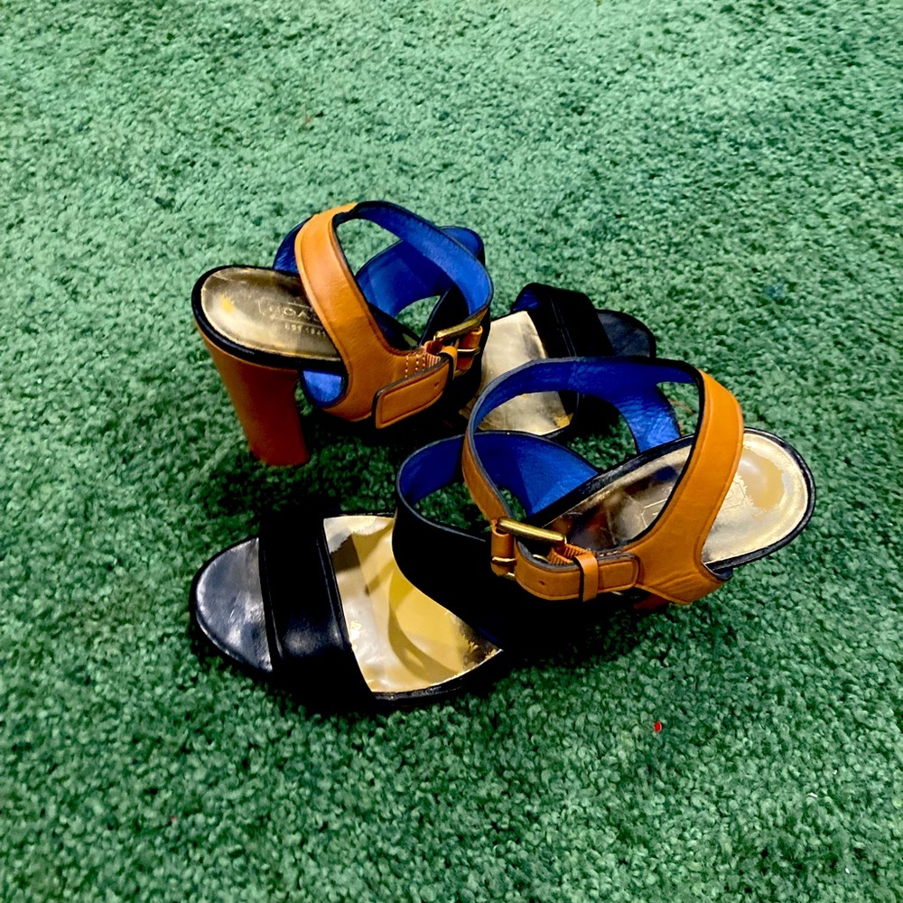 Used coach sanders3 inch heels